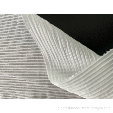 100% Cotton Dobby Stripe Woven Fabrics for Lady&#39;s Shirt and Dress
